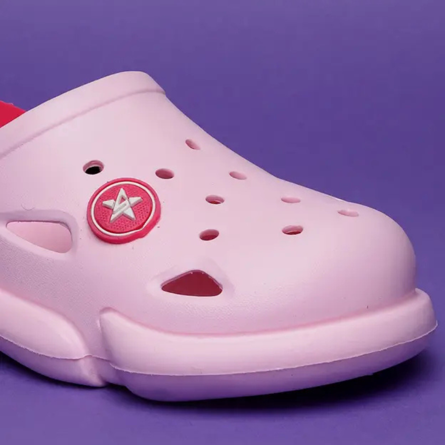Buckle Clogs For Boys & Girls (Pink , 2.5-8 Year)