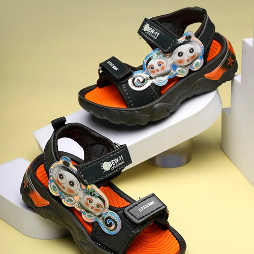 Velcro Strappy Sandals For Boys & Girls Light Green