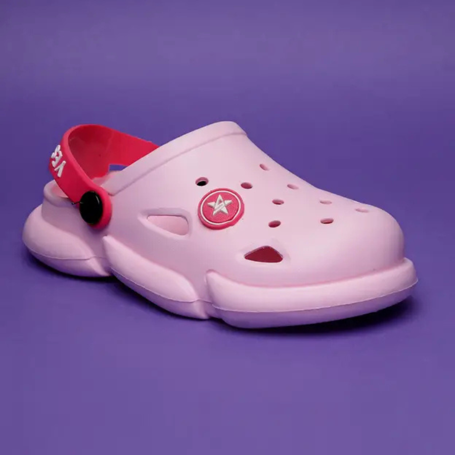 Buckle Clogs For Boys & Girls (Pink , 2.5-8 Year)