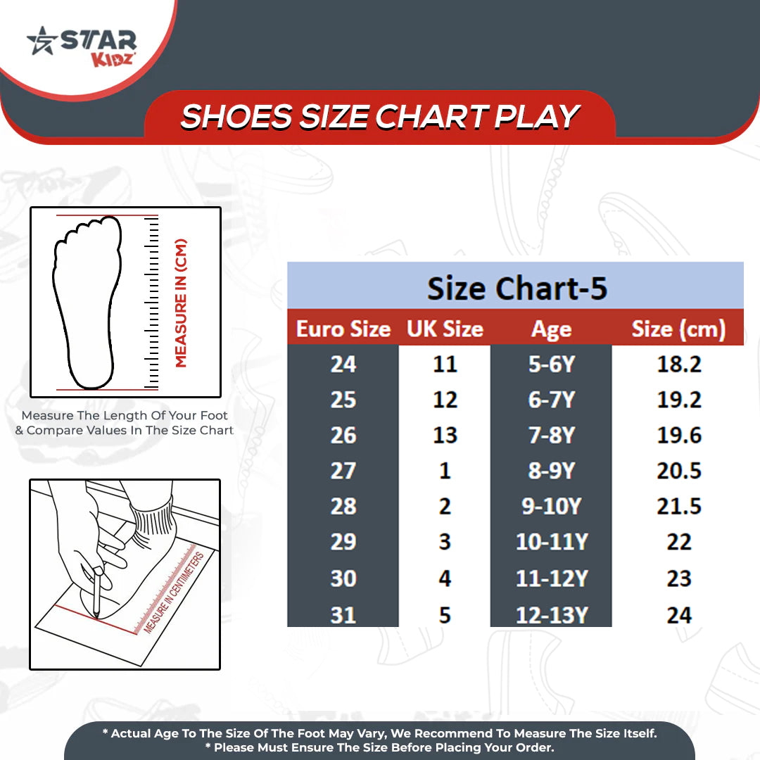 FLEXIMOVE Shoes (Beast-103) | Age 5 - 13 Years | Pista
