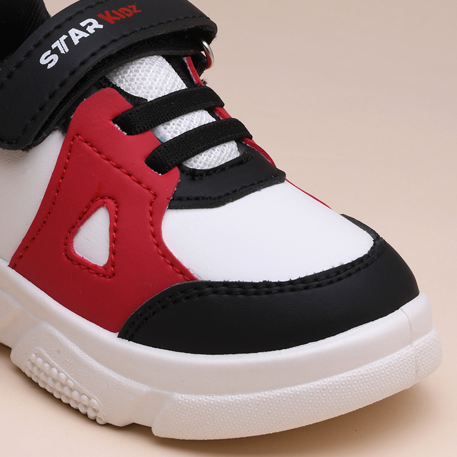 Velcro Sneakers For Boys & Girls (Black, 2-5 Year)