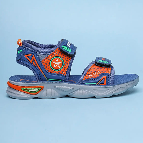 Velcro Strappy Sandals For Boys & Girls Light Blue
