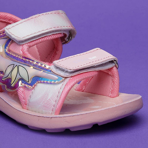 Velcro Strappy Sandals For Boys & Girls Baby Pink