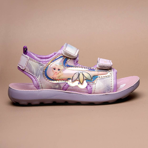 Velcro Strappy Sandals For Boys and Girls Purple