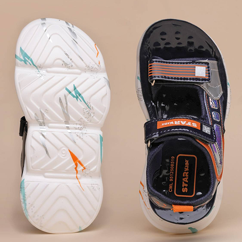 Velcro Strappy Sandals For Boys & Girls Dark Blue