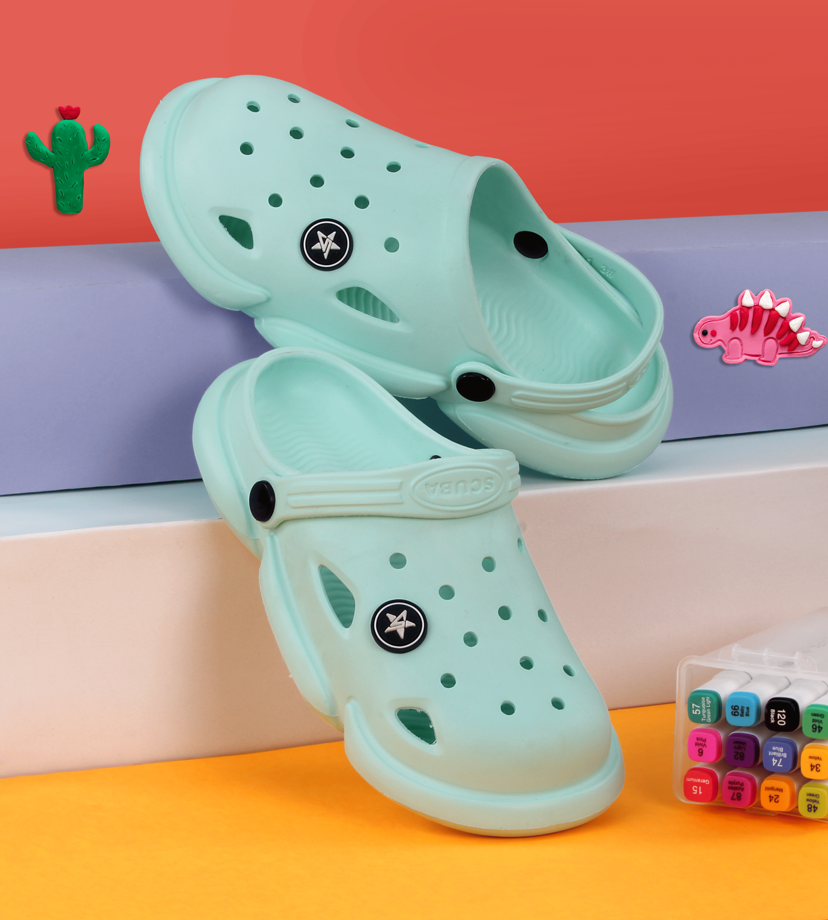 CLOUD TREADS MINT CLOGS (Jojo) – Fresh Looks, Free Spirits| Unisex | Ages 2 to 13 Years