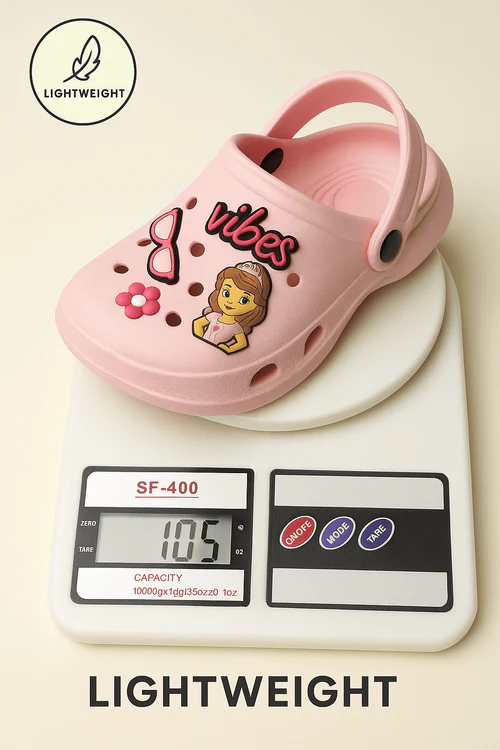 CLOUD GRANDE UNISEX CLOGS (Jojo-2) | 2 YEARS To 13 YEARS | PINK