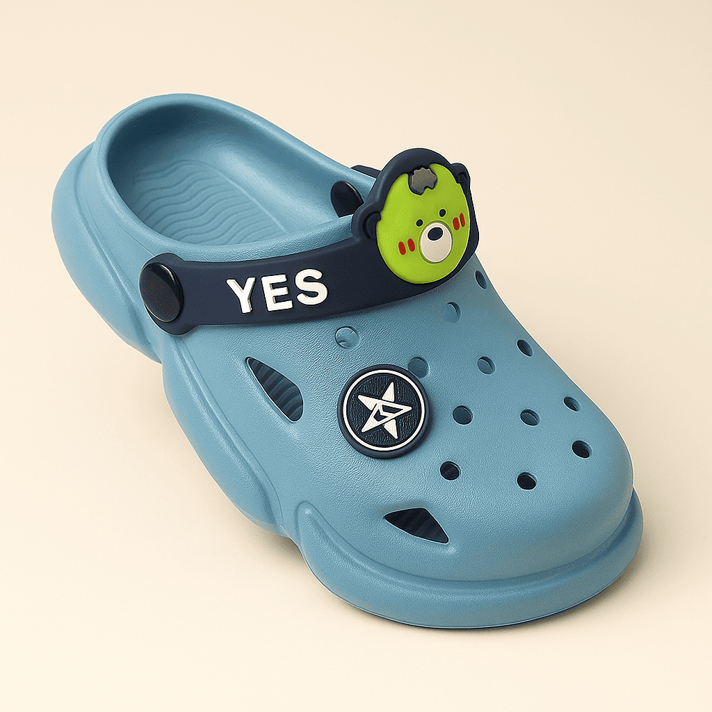 POLO SLIC POGO BLUE CLOGS – Big Energy, Bold Style | Unisex | Ages 5 to 9 Years