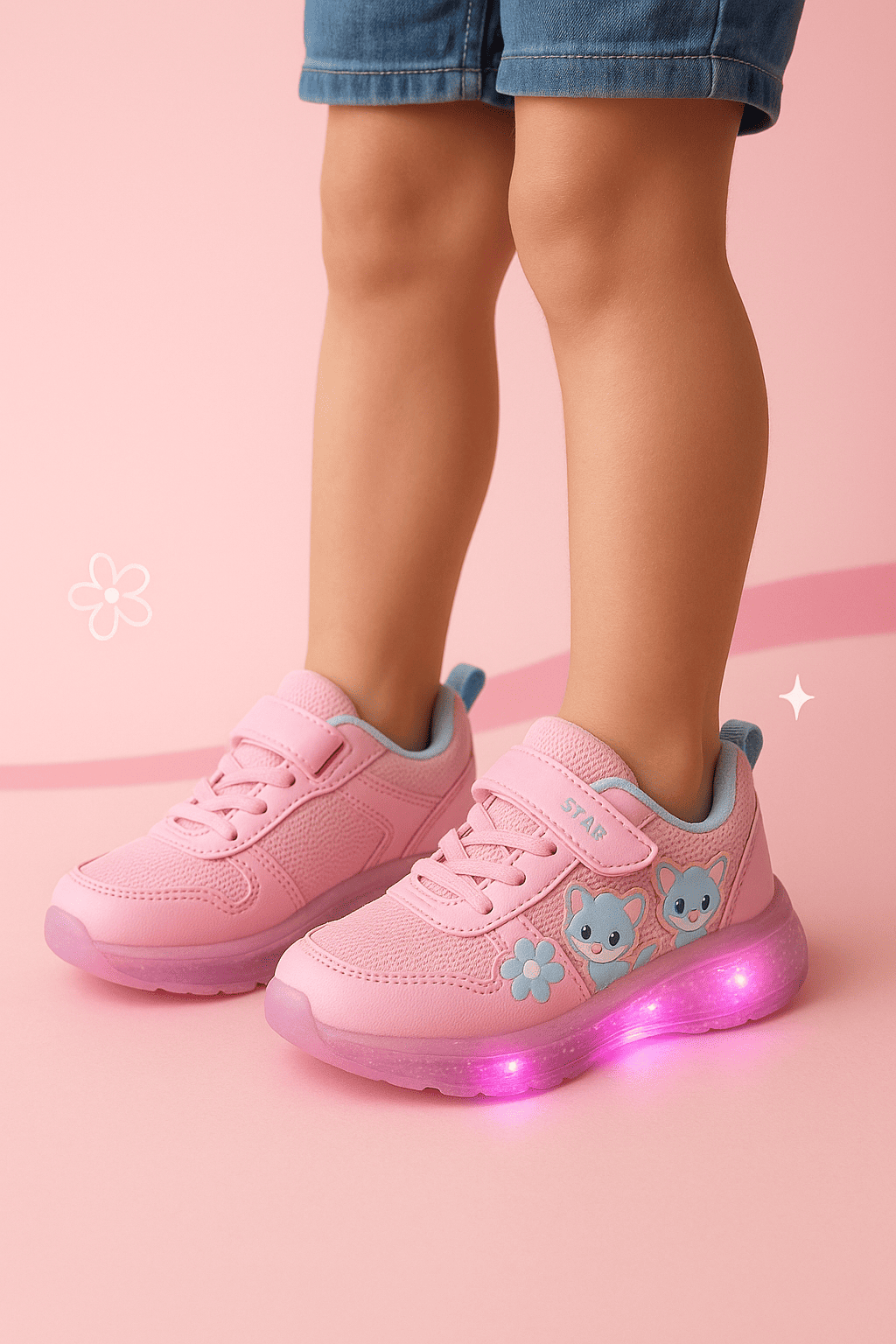 STAR FIRE MYSTIC LIGHTNING SHOE (NEO-01) | 2 YEARS TO 7 YEARS | PNK