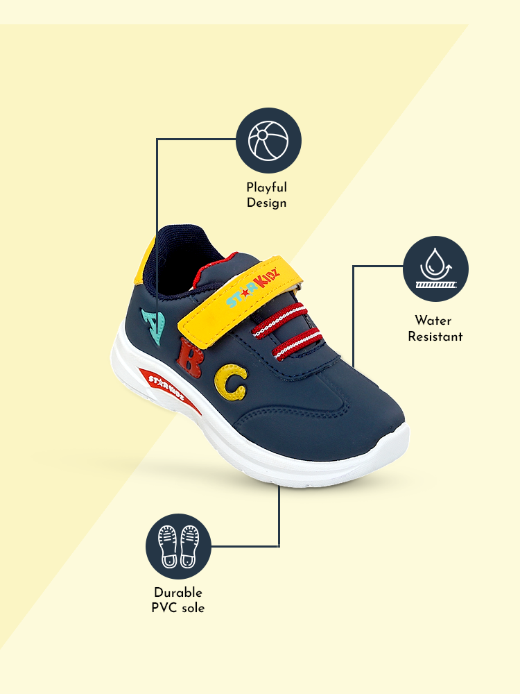 STAR BLAZE APEX VELCRO CASUAL SHOE | 1.5 YEARS TO 6 YEARS | NAVY BLUE