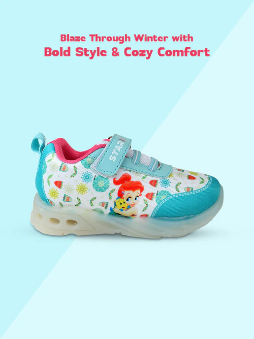 STAR BOLT BLAZE SHOE (FIRE BOLT-32) | 1.5 YEARS TO 6 YEARS | AQUA