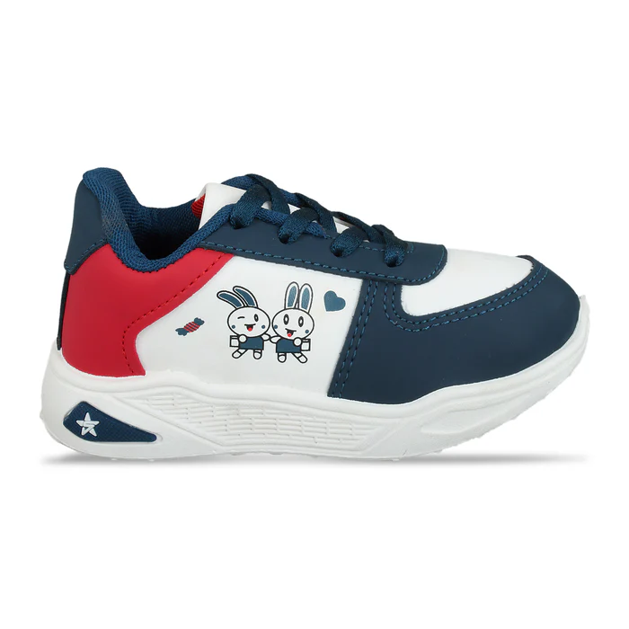 STAR SURGE VOLT SHOE (Jss-106) |  1YEARS TO 6 YEARS | WHT-T.BLU