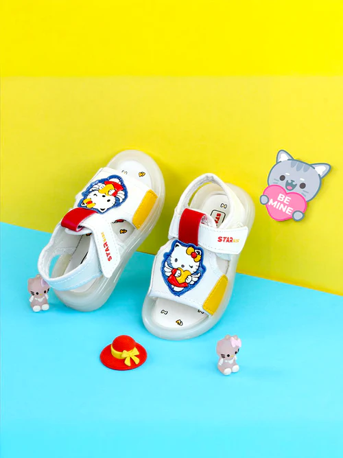 Star Glow Blaze Sandal PLUTO-03  |  6 MONTH TO 3 YEARS | WHT