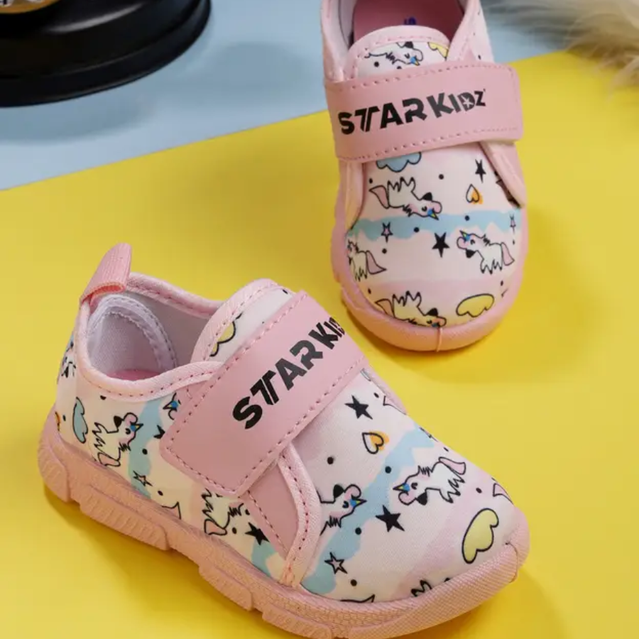 Velcro Chu Chu Shoes For Boys & Girls (Multicolor, 15months to 4years)