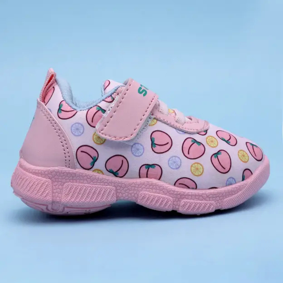 Velcro Chu Chu Shoes For Boys & Girls (Pink ,12months to 3.5years)