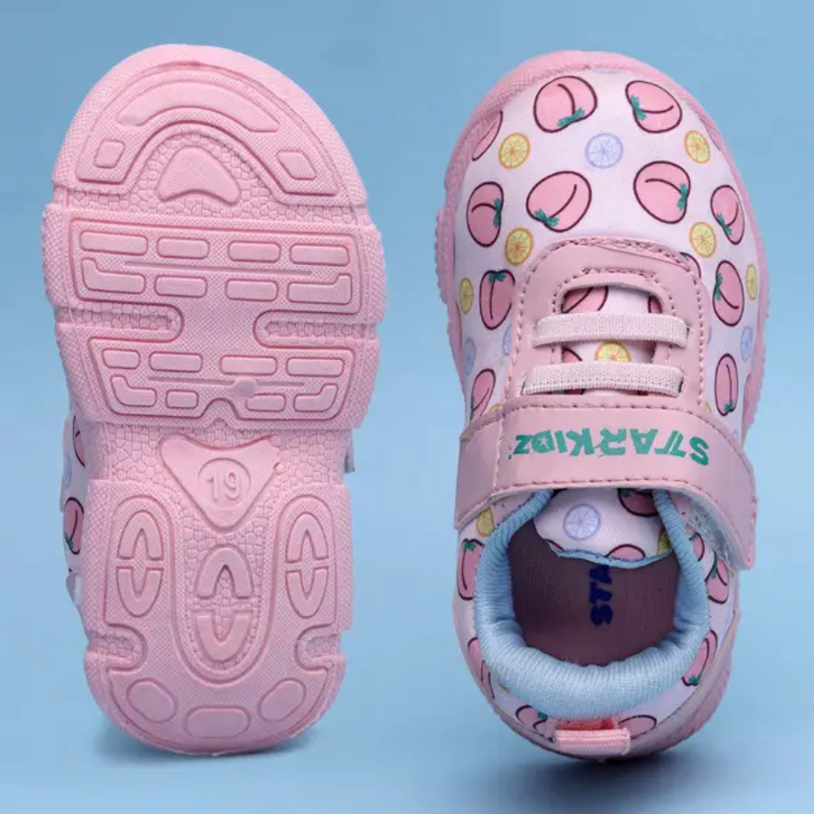 Velcro Chu Chu Shoes For Boys & Girls (Pink ,12months to 3.5years)
