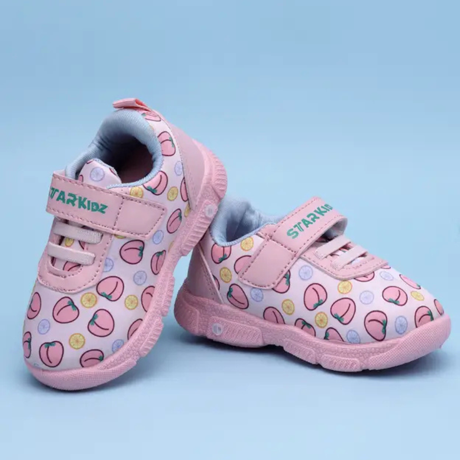Velcro Chu Chu Shoes For Boys & Girls (Pink ,12months to 3.5years)