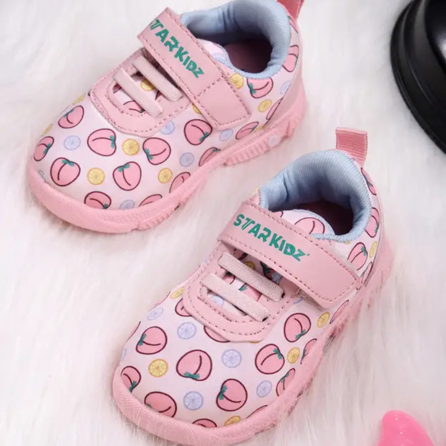 Velcro Chu Chu Shoes For Boys & Girls (Pink ,12months to 3.5years)