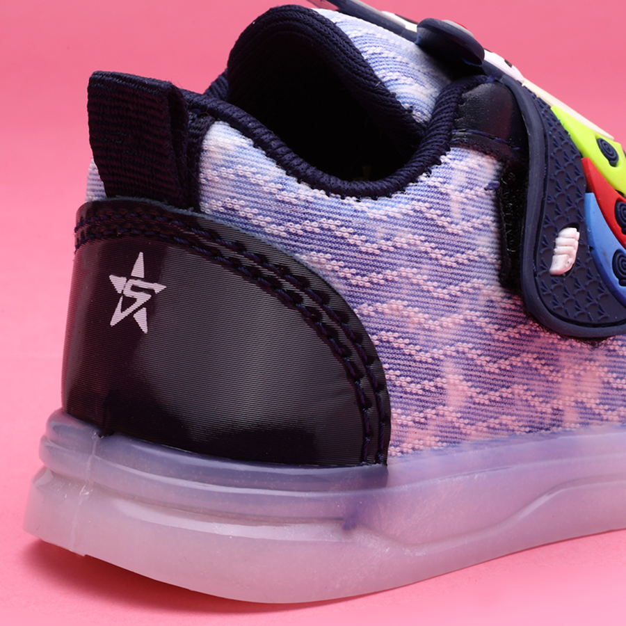 Velcro LED Shoes For Boys & Girls (Multicolor)