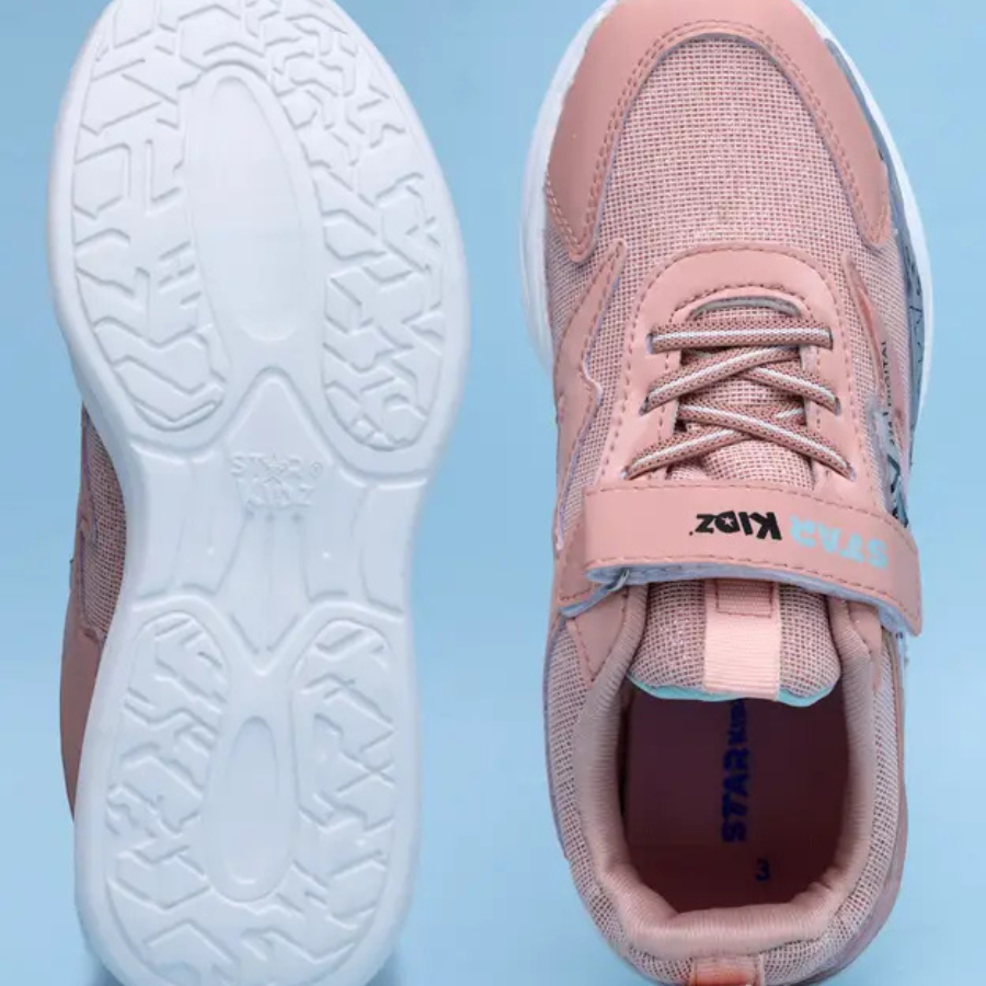 Velcro Sneakers For Boys & Girls (Tan,5 to 13 years)