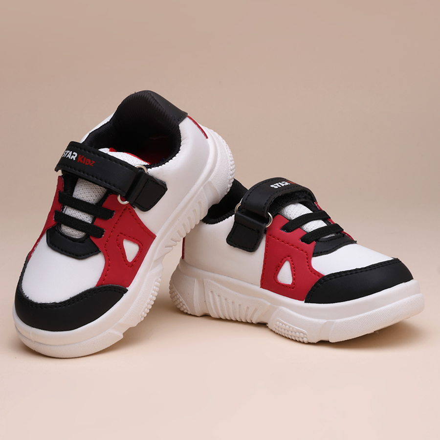 Velcro Sneakers For Boys & Girls (Black, 2-5 Year)