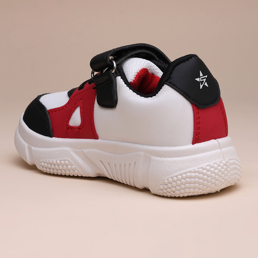 Velcro Sneakers For Boys & Girls (Black, 2-5 Year)