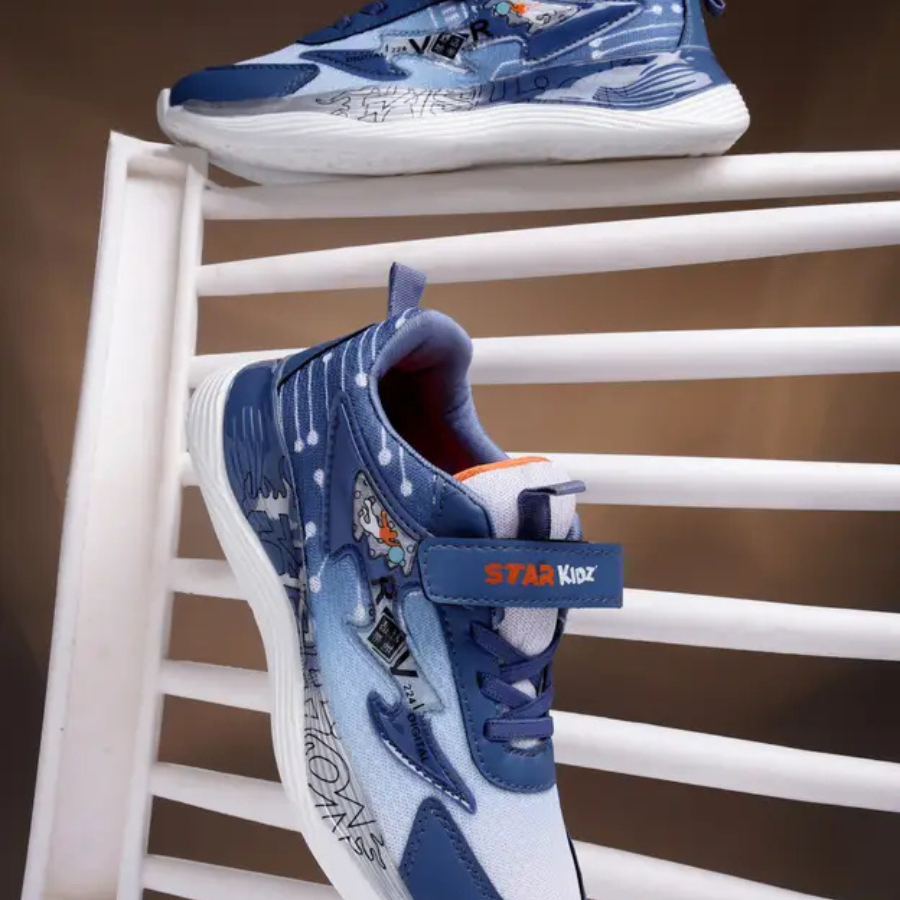 Velcro Sneakers For Boys & Girls (Dark Blue, 5 to 13 years)