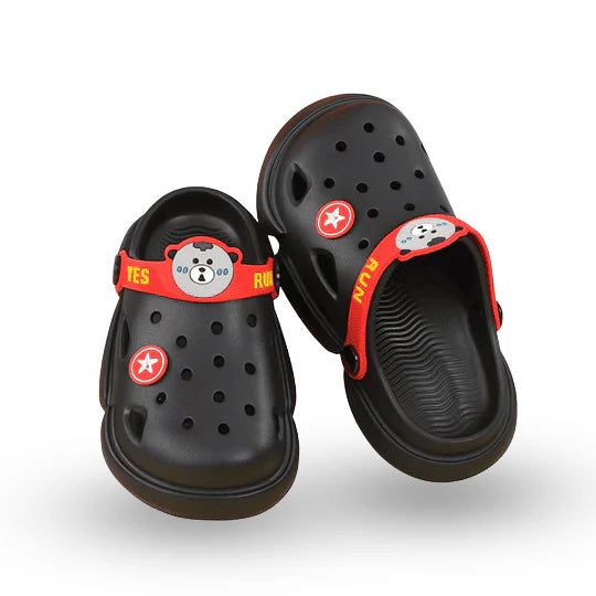 POLO SLIC POGO BLACK CLOGS – The Classic Cool Stepper | Unisex | Ages 5 to 9 Years