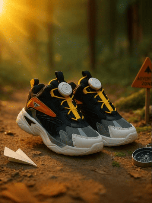 STAR FIGHTER MYSTIC CASUAL SHOE (TYSON-01) | 7 YEARS TO 12 YEARS | BLK