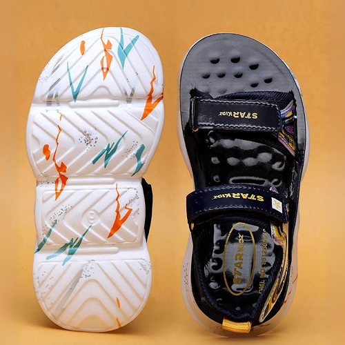 Velcro Strappy Sandals For Boys and Girls - Dark Blue