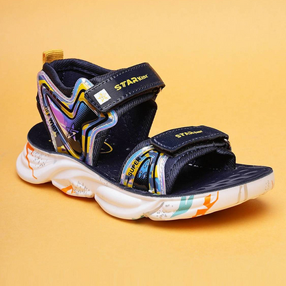 Velcro Strappy Sandals For Boys and Girls - Dark Blue