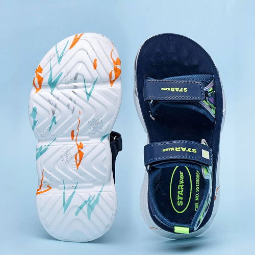 Velcro Strappy Sandals For Boys & Girls Teal Blue