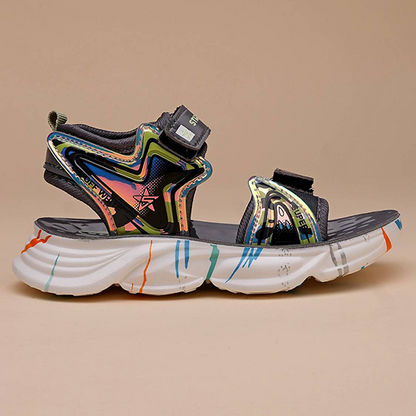 Velcro Strappy Sandals For Boys & Girls - Grey