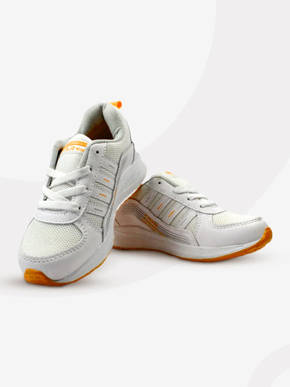 AEROFLEX Sporty Kids Shoes | Age 6-14 years | White