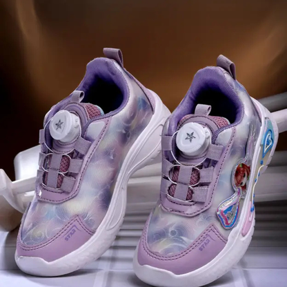 Drawstring Casual Shoes For Boys & Girls  (Purple,3 to 9 years)