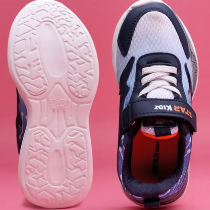 Velcro Sneakers For Boys & Girls  (Light Blue, 5 to 13 years)