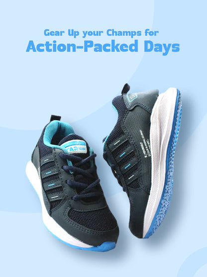 AEROFLEX Sporty Kids Shoes | Age 6-14 years | TBLU