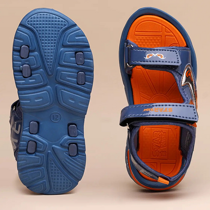 Velcro Strappy Sandals For Boys & Girls Blue