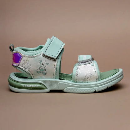 Velcro Strappy Sandals For Boys & Girls Light Green