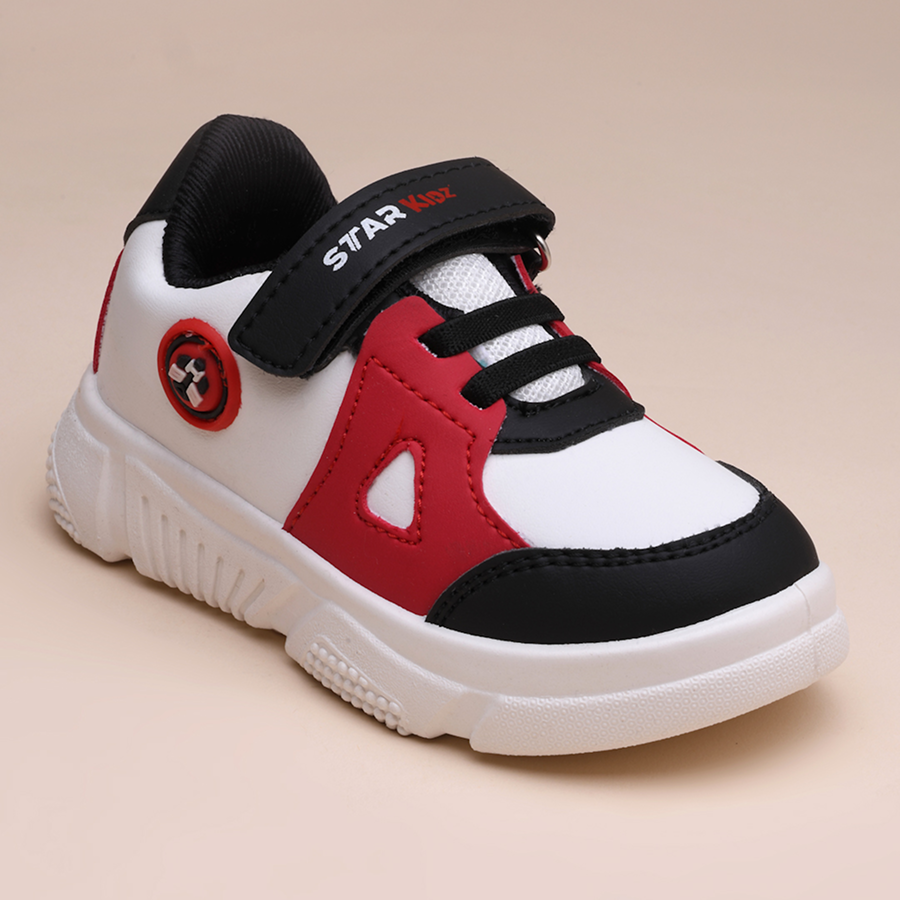 Velcro Sneakers For Boys & Girls  (Black, 2-5 Year)