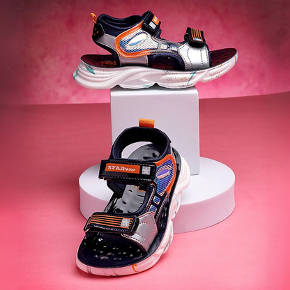 Velcro Strappy Sandals For Boys & Girls Dark Blue