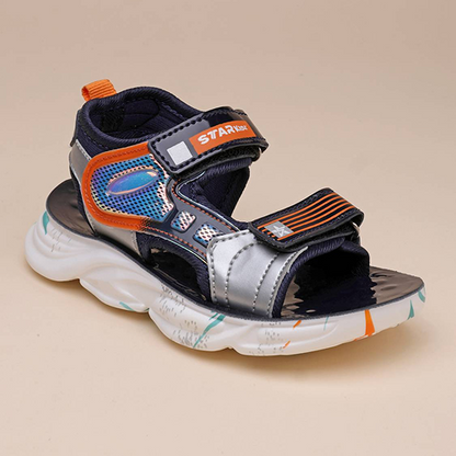 Velcro Strappy Sandals For Boys & Girls Dark Blue