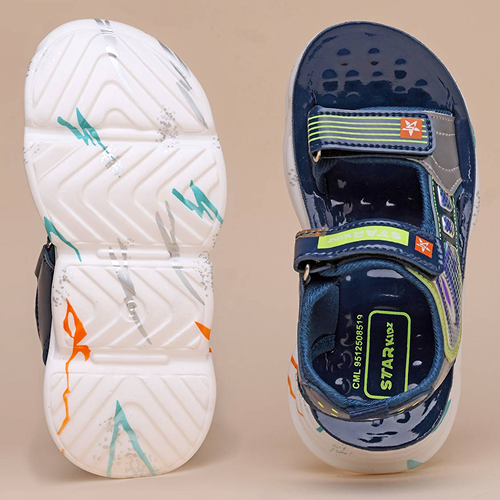 Velcro Strappy Sandals For Boys and Girls Light Blue