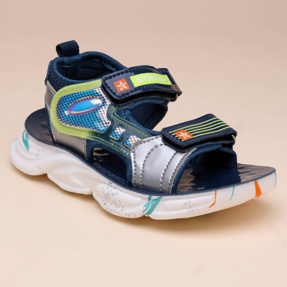 Velcro Strappy Sandals For Boys and Girls Light Blue