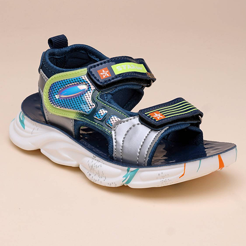 Velcro Strappy Sandals For Boys and Girls Light Blue
