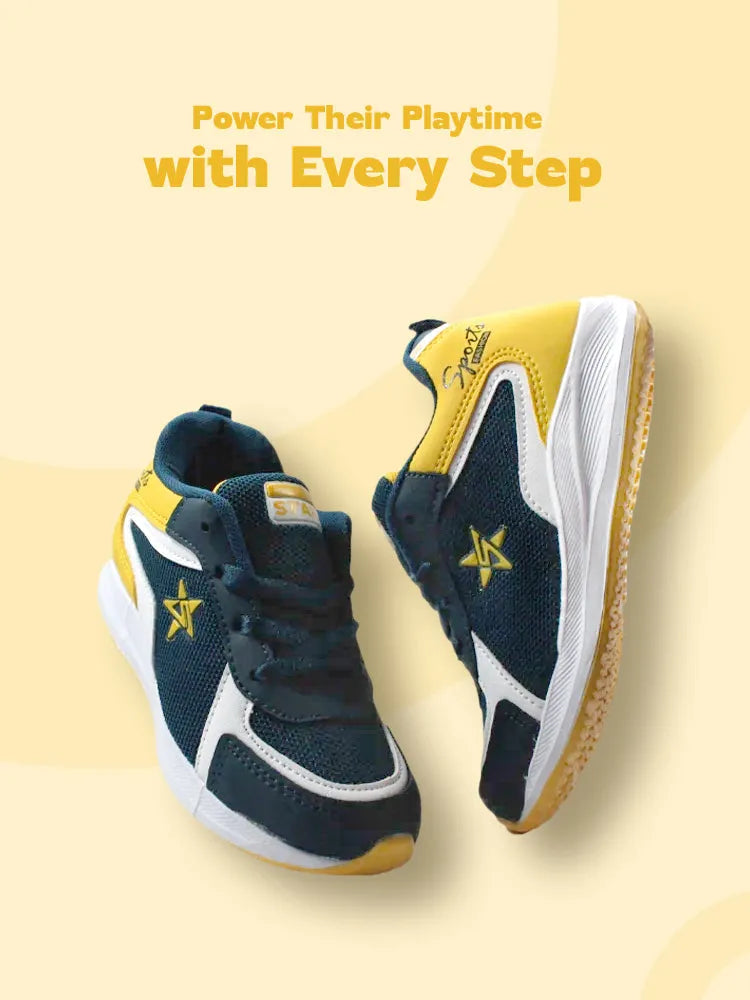 AERODASH Fashionable Shoes (KSJ-102-L)  | Age 6-14 years | L.TBLU