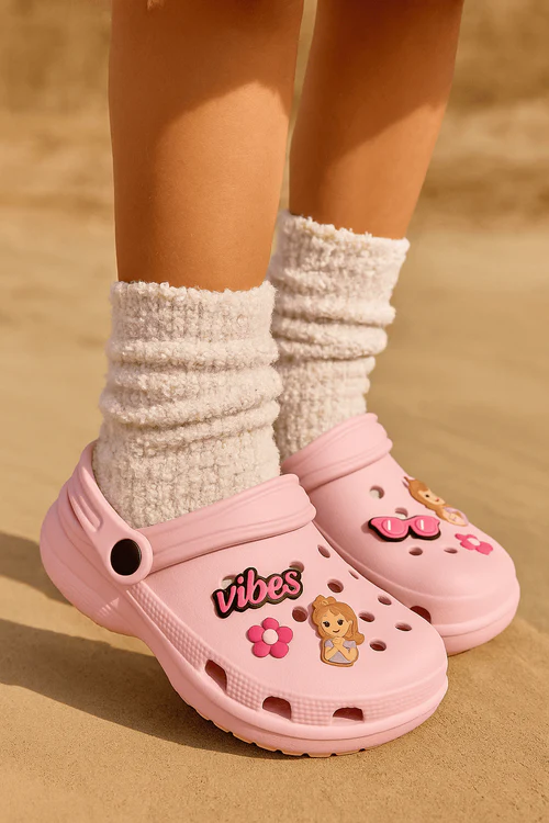 CLOUD GRANDE UNISEX CLOGS (Jojo-2) | 2 YEARS To 13 YEARS | PINK