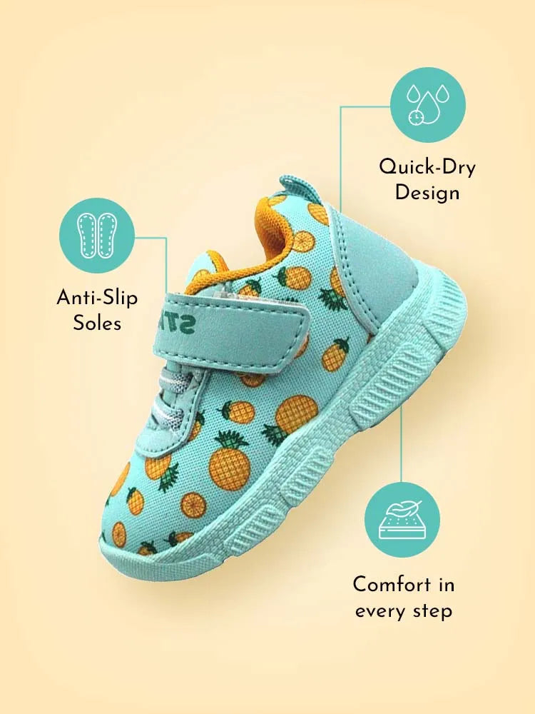 COZY VIBES Toddler Sneakers (Ash-03) | Age 9 months - 4 years | Mint