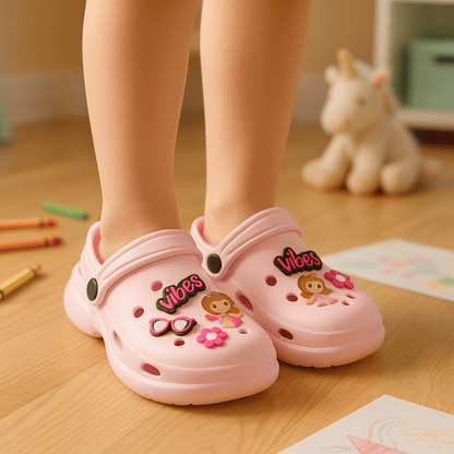 CLOUD GRANDE UNISEX CLOGS (Jojo-2) | 2 YEARS To 13 YEARS | PINK