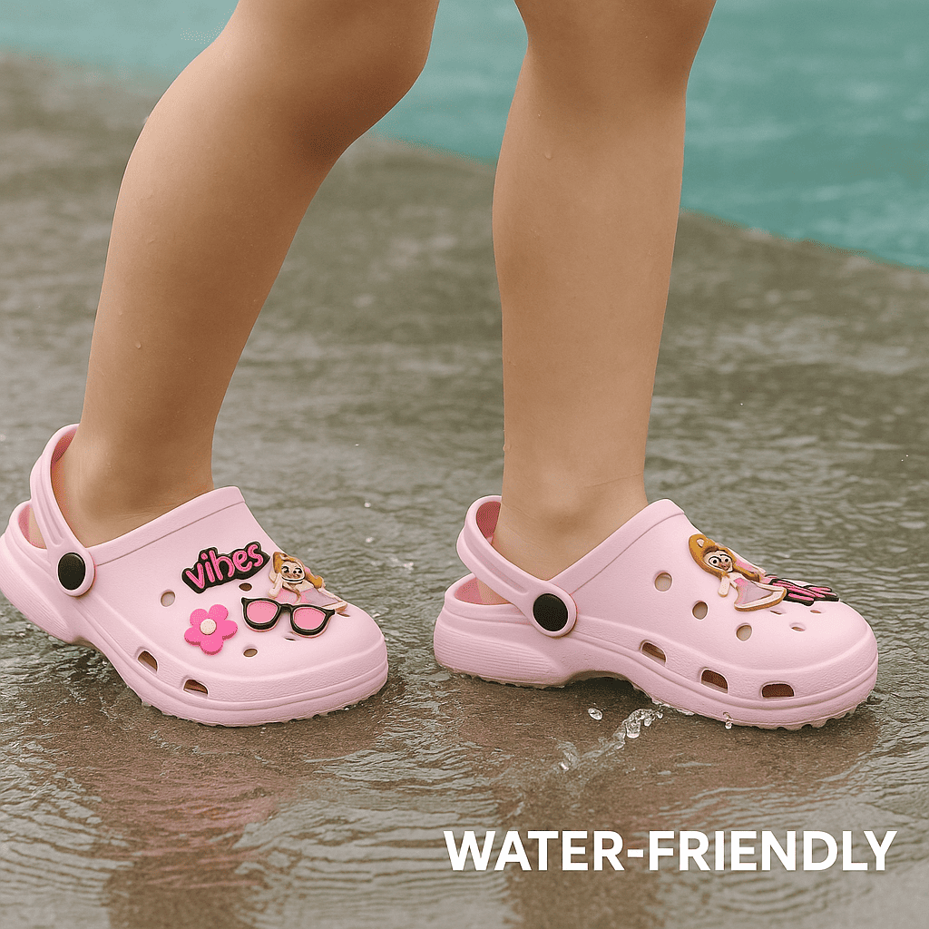 CLOUD GRANDE UNISEX CLOGS (Jojo-2) | 2 YEARS To 13 YEARS | PINK